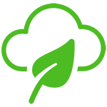 cloud leaf icon